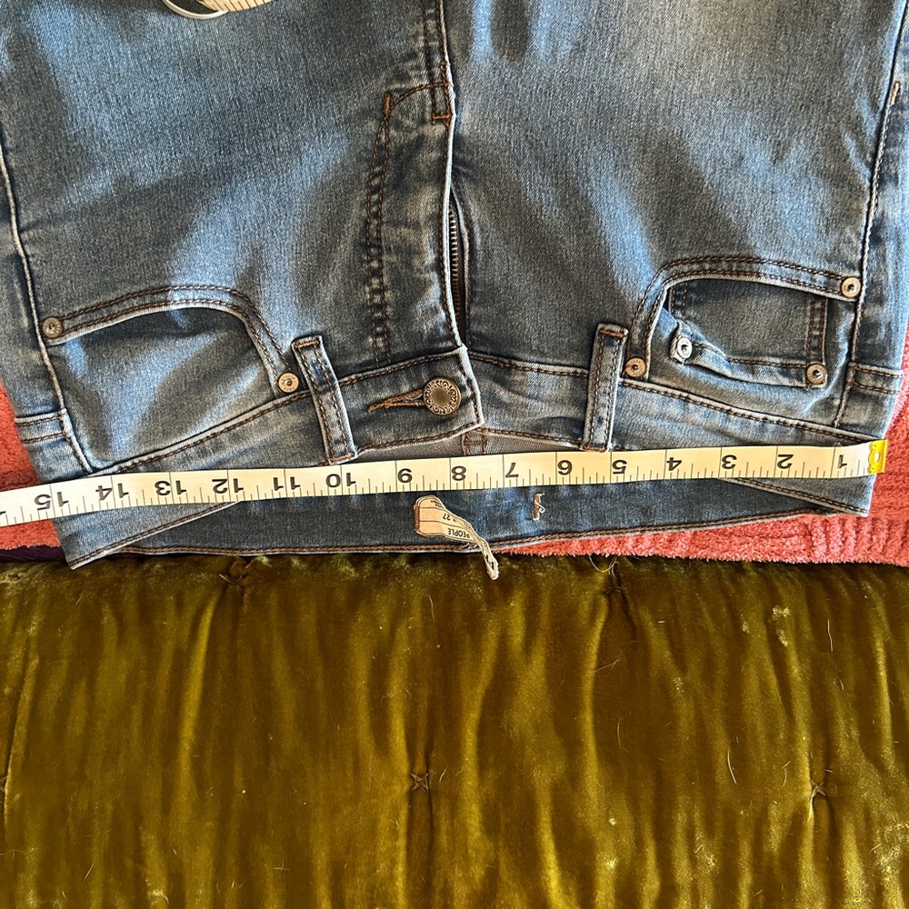 Free People Blue Flare Jeans - Picture 2 of 4